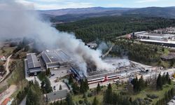 GÜNCELLEME - Bolu'da orman ürünleri işleme fabrikasında çıkan yangına müdahale ediliyor