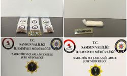 Samsun'da çeşitli suçlardan aranan 8 kişi uyuşturucuyla yakalandı