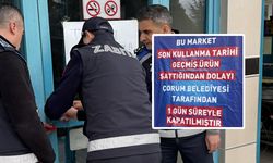 Çorum’da Tarihi Geçmiş Ürün Satan Markete Kapatma Cezası