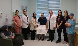 Of'ta vücudundaki yanıklar nedeniyle 4 aydır tedavi gören hasta taburcu edildi