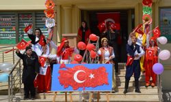 Havza'da özel öğrencilerden 23 Nisan kutlaması
