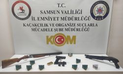 Samsun'da kaçak silah ticareti operasyonunda 1 zanlı yakalandı