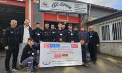 Turhal Mesleki Eğitim Merkezi öğrencileri Almanya'da staj yapıyor