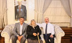 Çalgan, Şehit Annesi ve Kardeşini Ağırladı