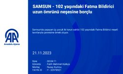 102 Yaşındaki Fatma Bildirici Uzun Ömrünü Neşesine Borçlu