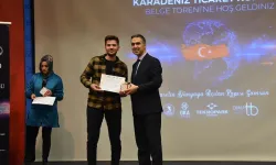 "Karadeniz Ticaret Köprüsü" Projesinde Eğitim Alan Yabancı Öğrencilere Belgeleri Verildi