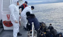 Ayvacık Açıklarında 41 Kaçak Göçmen Yakalandı