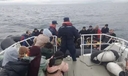Ayvacık Açıklarında Yunan Unsurlarınca Vefata Terk Edilen 92 Kaçak Göçmen Kurtarıldı