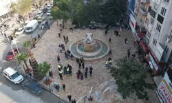 Manisa’nın Sembol Meydanı Kula Traverteniyle Kaplandı