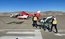 Şırnak’ta 82 Yaşındaki Hasta Ambulans Helikopterle Şanlıurfa’ya Sevk Edildi