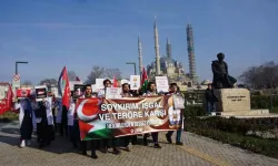 Tıp Fakültesi Öğrencileri Terör Taarruzlarını ve İsrail’i Protesto Etti