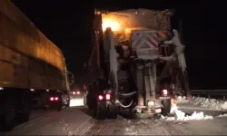 Antalya - Konya Karayolunda Ulaşıma "Kar" Pürüzü