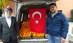 Denizlili "Elmacı Dede" Mehmetçik İçin Adana’dan Narenciye Alıp Yola Çıktı