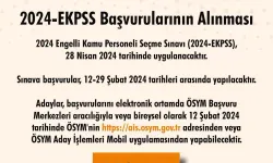 2024 Ekpss Müracaatları Başladı