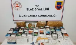 Elazığ’da Kaçak Tütün ve Makaron Ele Geçirildi