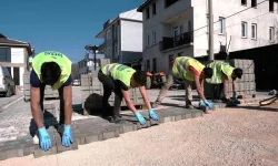 İnegöl Kurşunlu’da Cadde ve Sokaklar Yenileniyor