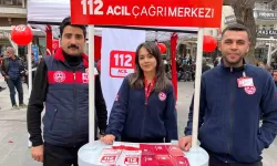 Sağlıkçılardan Vatandaşlara 112’ye ’Gereksiz Çağrı’ Bilgilendirmesi