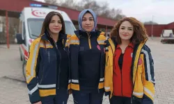 112’nin Bayan Kahramanları Şiddetli Coğrafyada Misyon Yapıyor