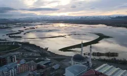 Ardahan’da Irmak Taştı, Ova Göle Döndü