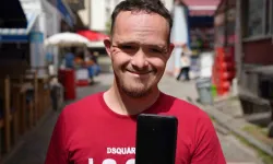 Down Sendromlu Genç Gasp Edilmişti: Telefonuna Kavuştu, Memnunluğu Gözlerinden Okundu