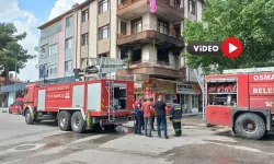 Çorum’da Apartman Dairesi Alev Alev Yandı