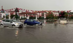 Ankara’da Sağanak Sonrası Yollar Göle Döndü
