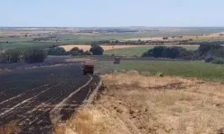 Edirne’de Tarım Yerinde Başlayan Yangın Ormana Sıçramadan Denetim Altına Alındı