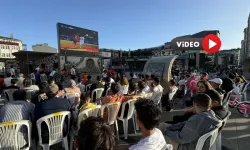 Çorum’da Vatandaşlar, Türkiye-Portekiz Maçını Dev Ekranda İzledi