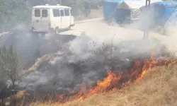 Boş Arsada Çıkan Yangın Söndürüldü