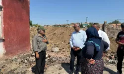 Yangınzede Aileye Ahlatcı’dan Ziyaret