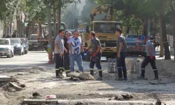 Asfalt Çalışması Sırasında Doğal Gaz Boru Çizgisinde Sızma Takımları Alarma Geçirdi