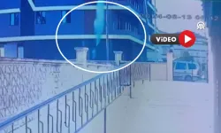 İşçinin İnşaattan Düştüğü Anlar Kamerada
