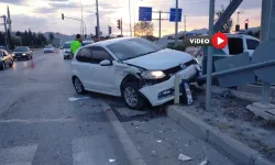 Kırmızı Işık İhlali Kazaya Neden Oldu