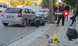 Otomobille Motosiklet Çarpıştı, Sürücü Yaralı