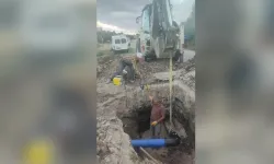 Bayat’ta Yağmur, İçme Suyu Hattına Hasar Verdi
