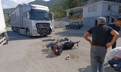 Tır’la Motosiklet Çarpıştı: Bir Yaralı