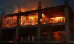 Şırnak’ta Yapımı Devam Eden Bölge Hastanesinde İkinci Defa Yangın Çıktı