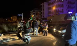 Otomobille Motosiklet Çarpıştı, Sürücüsü Yaralandı