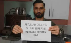 FETÖ Elebaşının Vefatına Sevinen Esnaf Çayları Fiyatsız Dağıttı