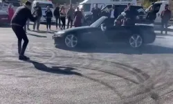 Gelin ve Damadın Drift Gösterisi Değerliye Patladı