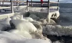 Çıldır Gölü’nün Donmasını Bekliyorlar