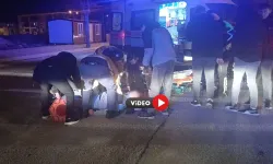 Hem Alkollü Hem Ehliyetsiz, Polise Aracına Çarpınca Yakalandı