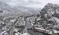 Barajların Alarm Verdiği Amasya’da Şubat’ta Yağan Kar Yüzleri Güldürdü