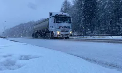 Bolu Dağı’nda Kar Tesirli Oluyor