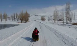 Karda Lastik Rafting Heyecanı