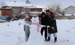 Malatya’da Çocuklar Kar Tatilinin Keyfini Çıkardı