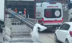 Trafikte İlerlemekte Zahmet Çeken Ambulansın Güç Anları