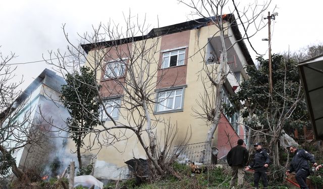 Trabzon'da baca yangını söndürüldü