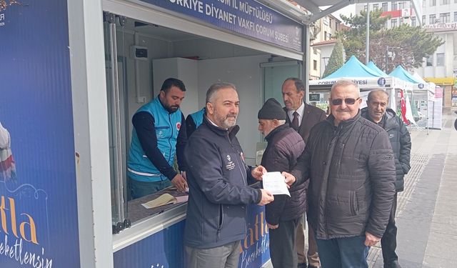 Çorum Müftüsünden Vatandaşlara Bağış Çağrısı
