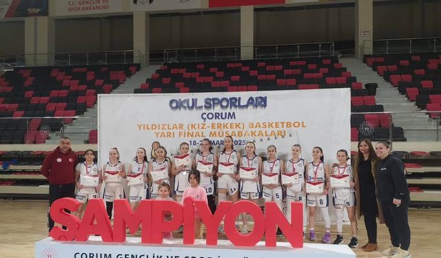 Çorum'da Yıldızlar Basketbol Yarı Finalleri Tamamlandı